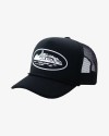 un-archiving un-archiving CORTEIZ ALCATRAZ BLACK TRUCKER HAT (NEW)