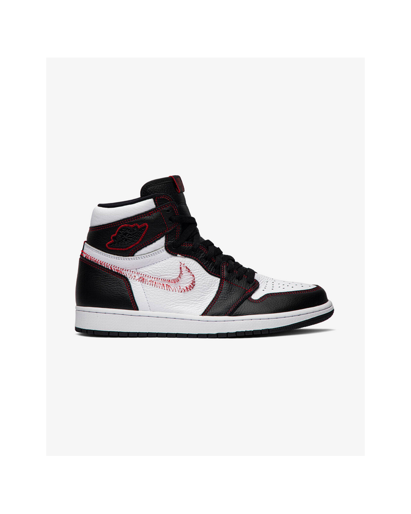 NIKE AIR JORDAN1 RETRO HIGH DEFIANT WHITE BLACK GYM RED