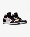 NIKE AIR JORDAN1 RETRO HIGH DEFIANT WHITE BLACK GYM RED