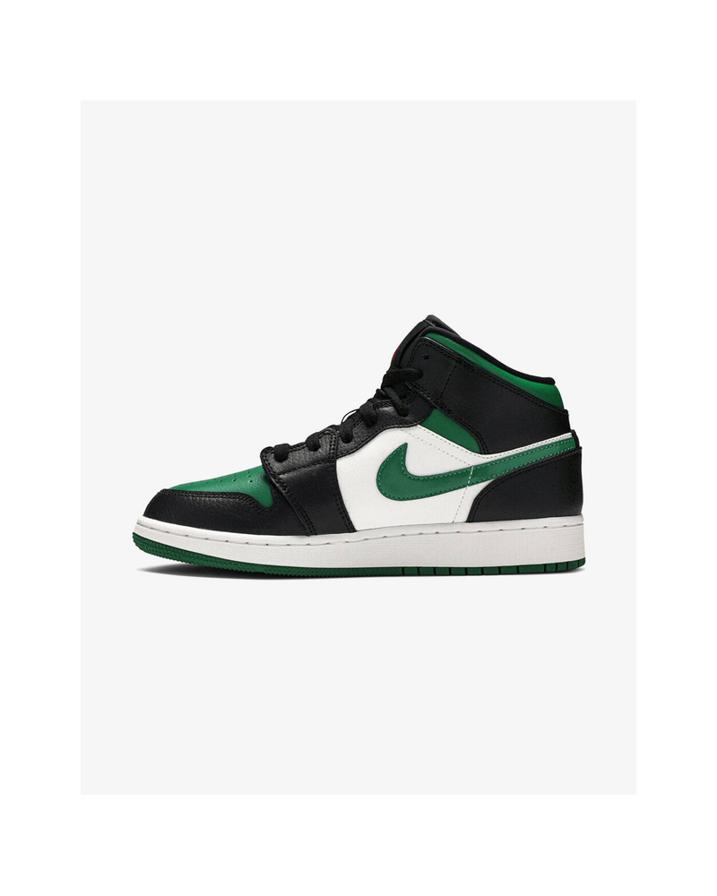 NIKE AIR JORDAN1 MID GREEN TOE -