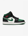 NIKE AIR JORDAN1 MID GREEN TOE -