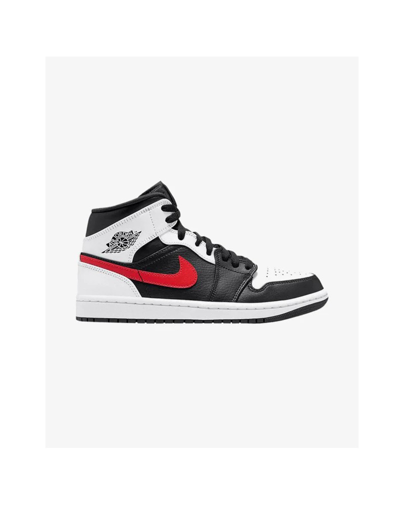 NIKE AIR JORDAN1 MID BLACK CHILE RED GS