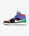 NIKE AIR JORDAN1 MULTICOLOUR PATENT MID