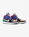 NIKE AIR JORDAN1 MULTICOLOUR PATENT MID