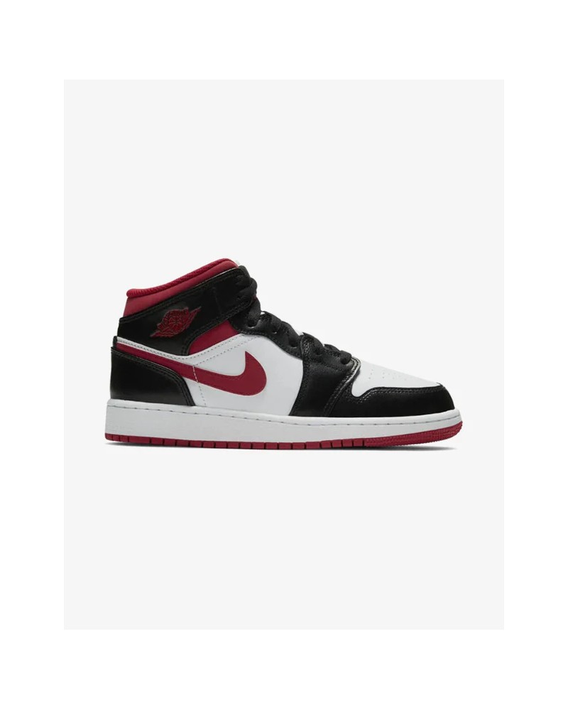 NIKE AIR JORDAN1 MID GYM RED BLACK GS