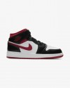 NIKE AIR JORDAN1 MID GYM RED BLACK GS