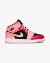 NIKE AIR JORDAN 1 MID GS PINK CORAL CHALK